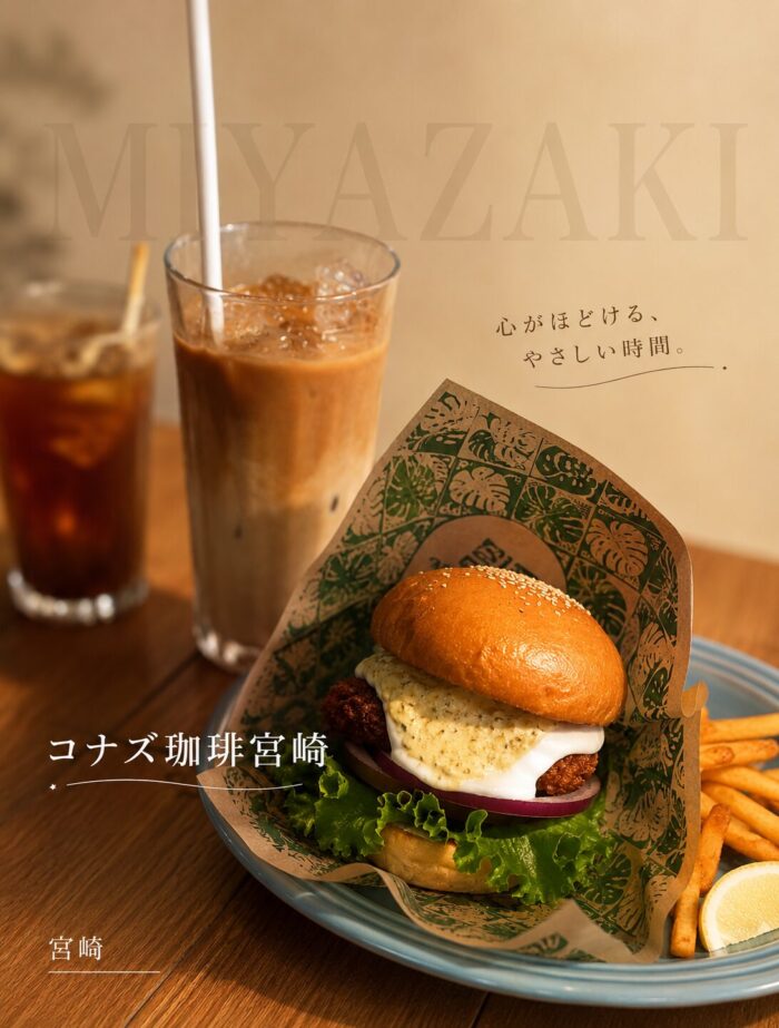 コナズ珈琲宮崎で、『マヒマヒフィッシュバーガー』を選んだ日