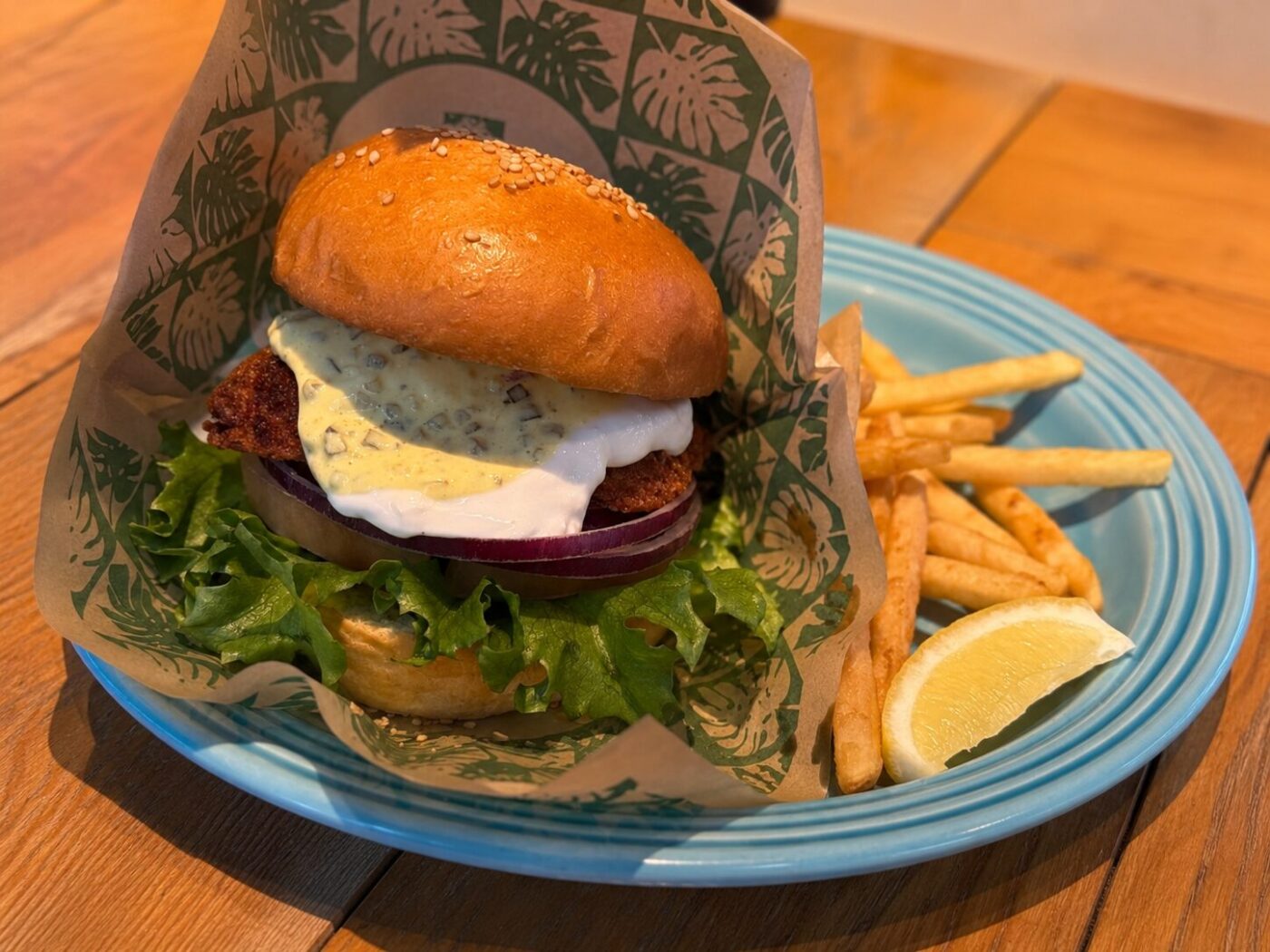 コナズ珈琲宮崎で、『マヒマヒフィッシュバーガー』を選んだ日
